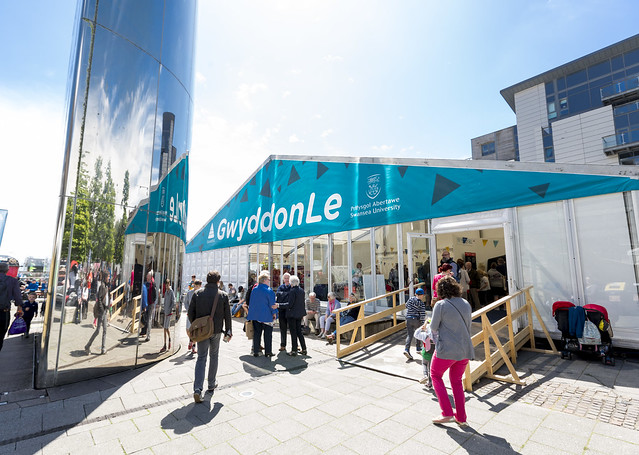 GwyddonLe Science pavilion at the 2019 Urdd Eisteddfod in Cardiff