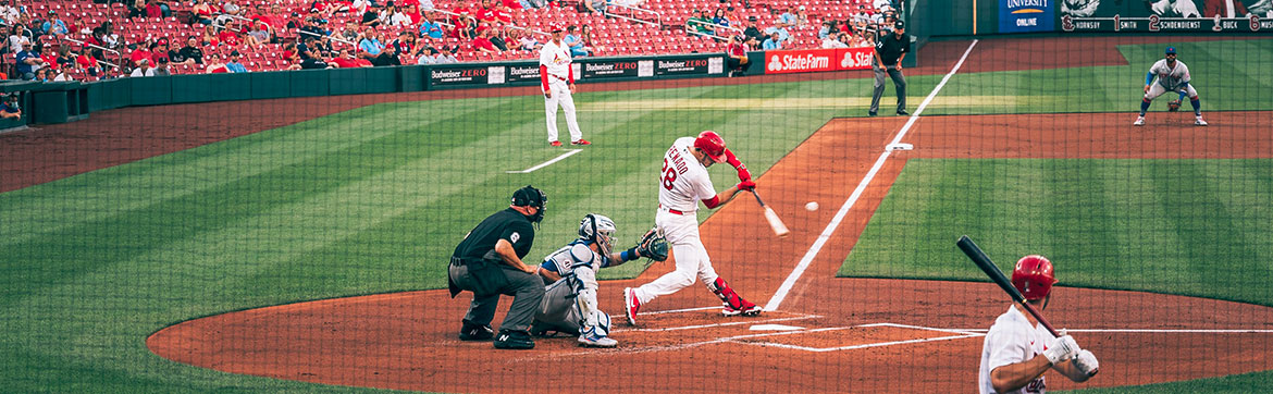 A baseball match