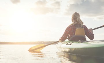 Person on kayak