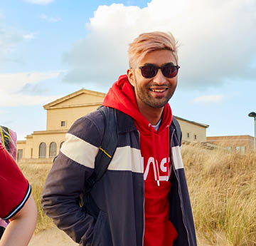 Students outside