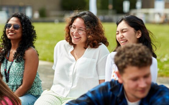 students sitting 