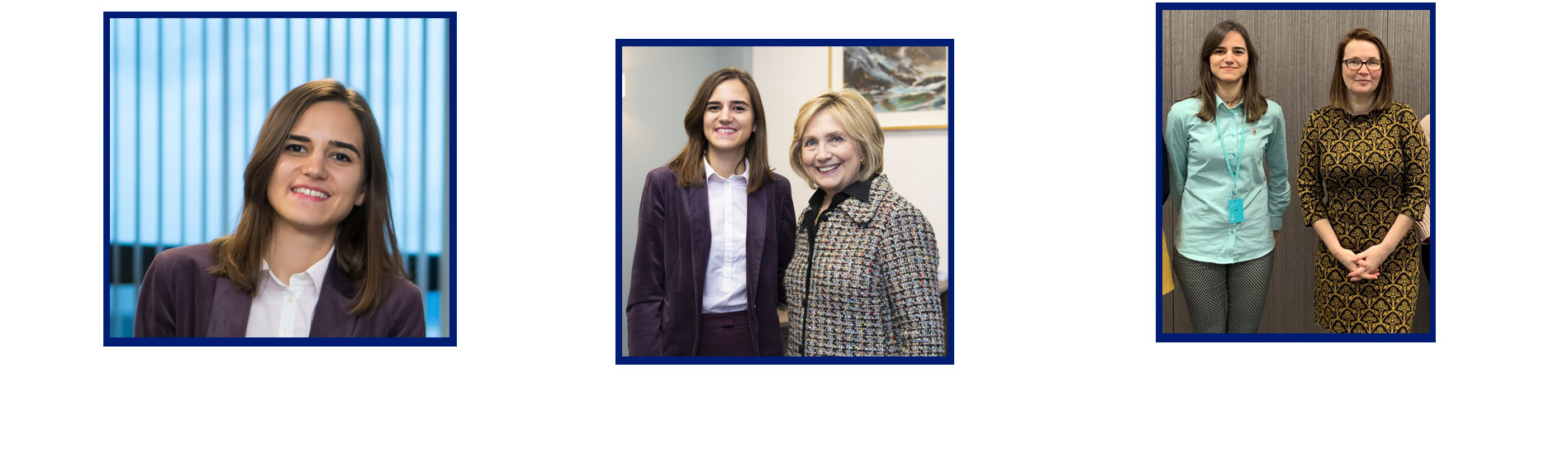 andrea with hillary clinton