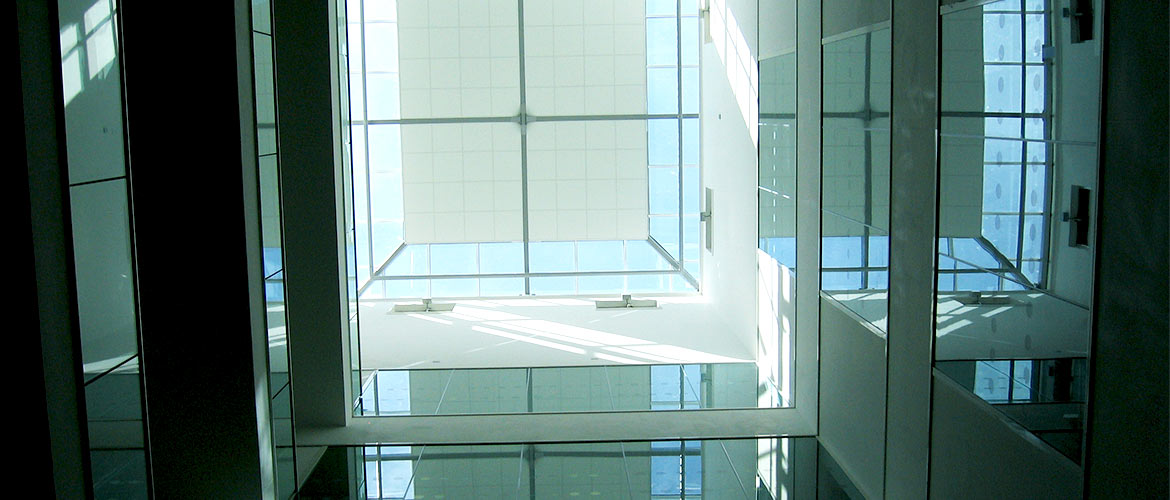 Institute of Life Science 1 internal Atrium view up