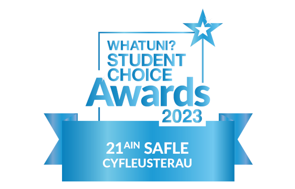 Logo’r WhatUni 2023 25 uchaf cyfleusterau