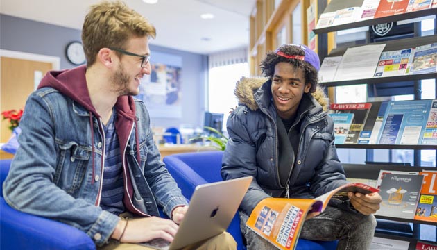 Students in the Richard Price Reception