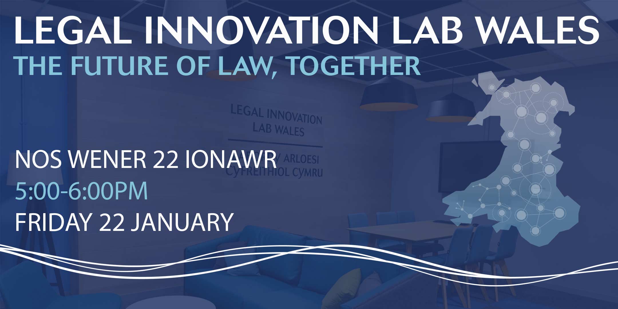 Legal Innovation Lab Wales promotional graphic