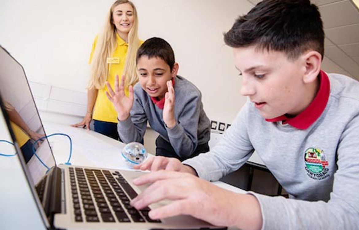 Students in a classroom