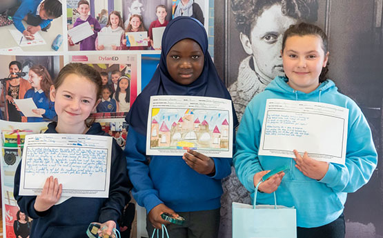 Keira Thomas, Fatima Darbo and Layla Byrne