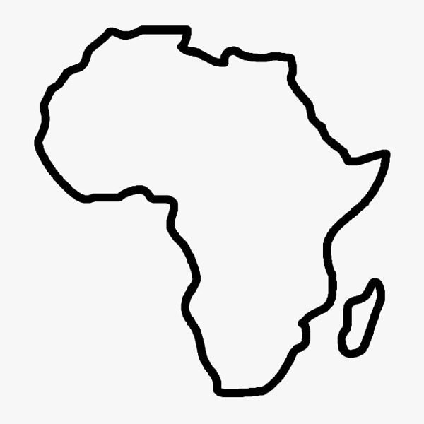 A map of Africa