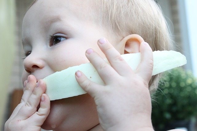 Baby eating