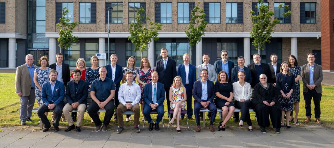 Image staff outside the Sketty Hall