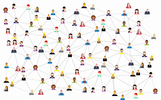 a network of people