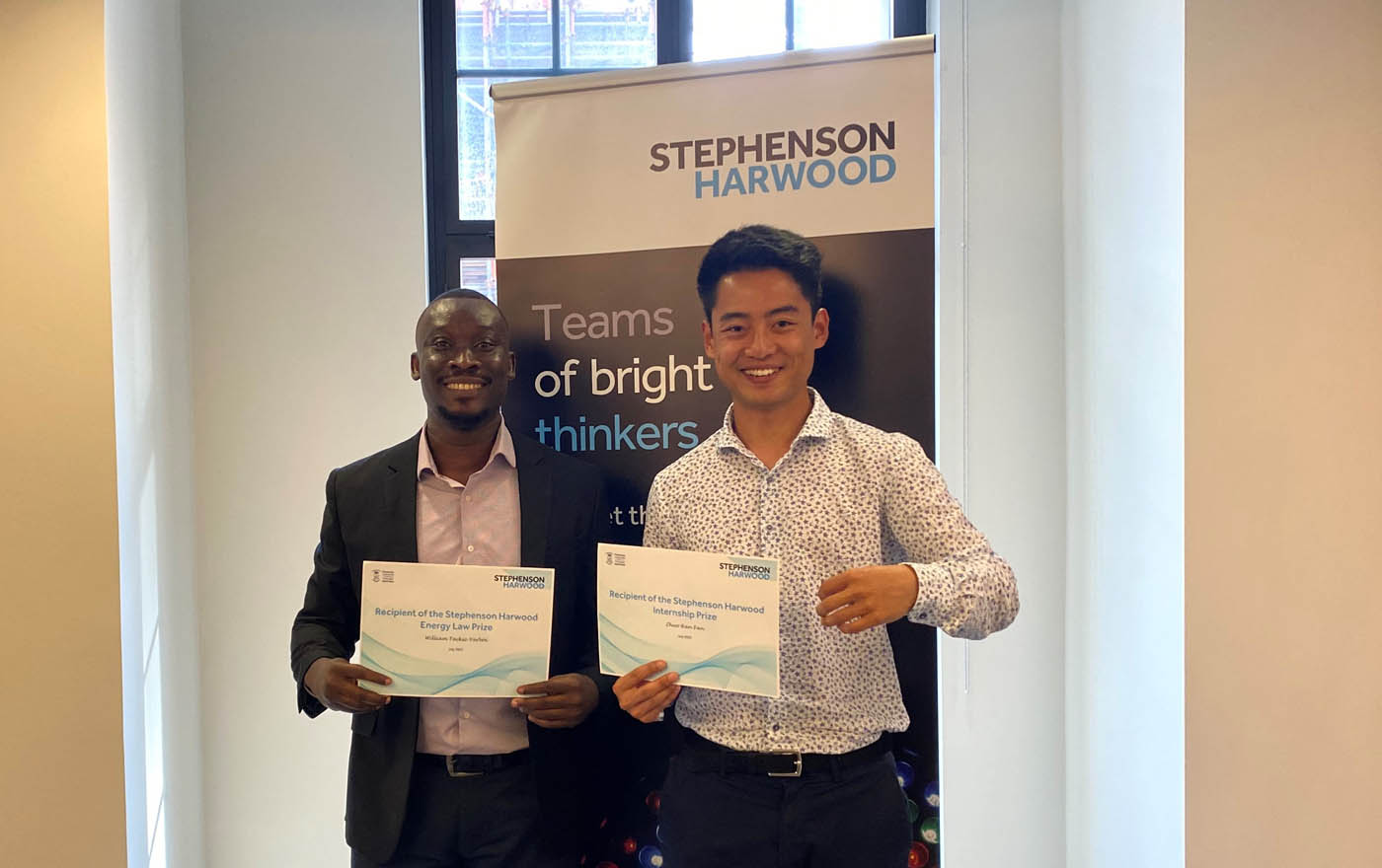 Stephenson Harwood Awards Internships to Swansea University Oil, Gas and Renewable Energy LLM Students