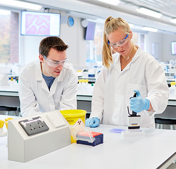 Students in a Lab