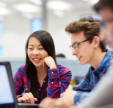 Students on a Laptop