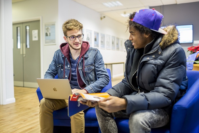 Students talking