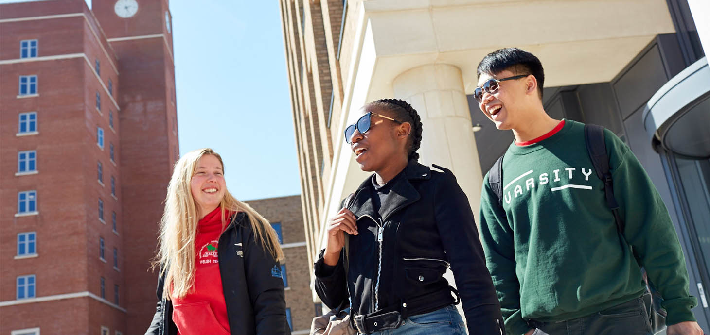 Students at the Bay Campus