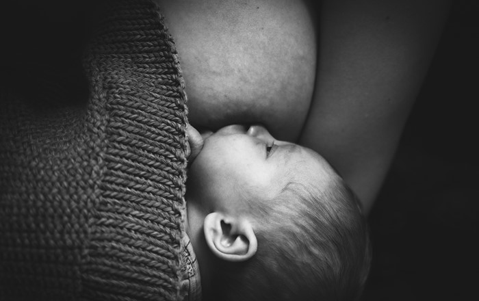 Baby breastfeeding. New research by Swansea University has highlighted a lack of high-quality breastfeeding support during Covid-19 