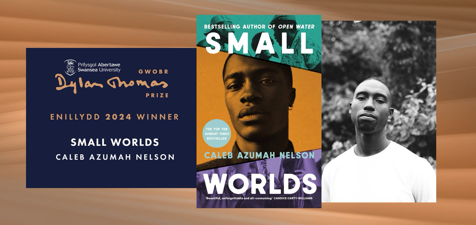 Caleb Azumah Nelson and the cover of Small Worlds