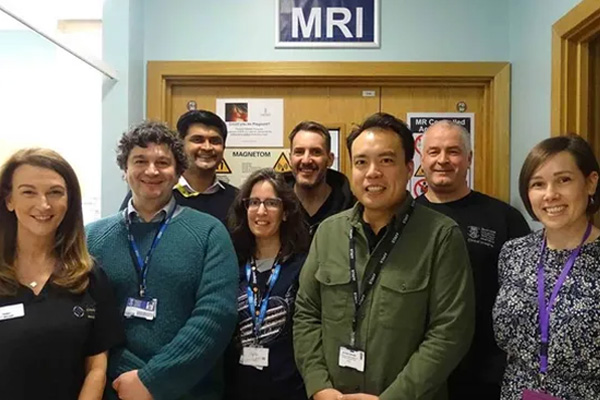 Staff from Swansea University and South West Wales Cancer Centre 