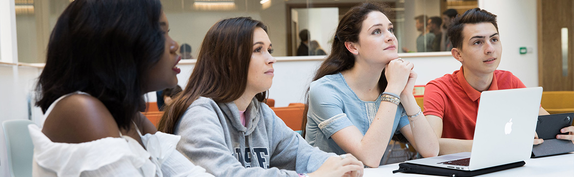 students sat in a seminar