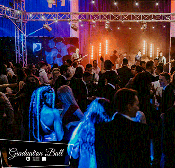 Students dancing at Graduation ball