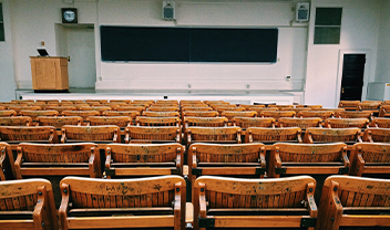 An empty lecture theatre