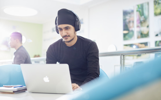 man on laptop